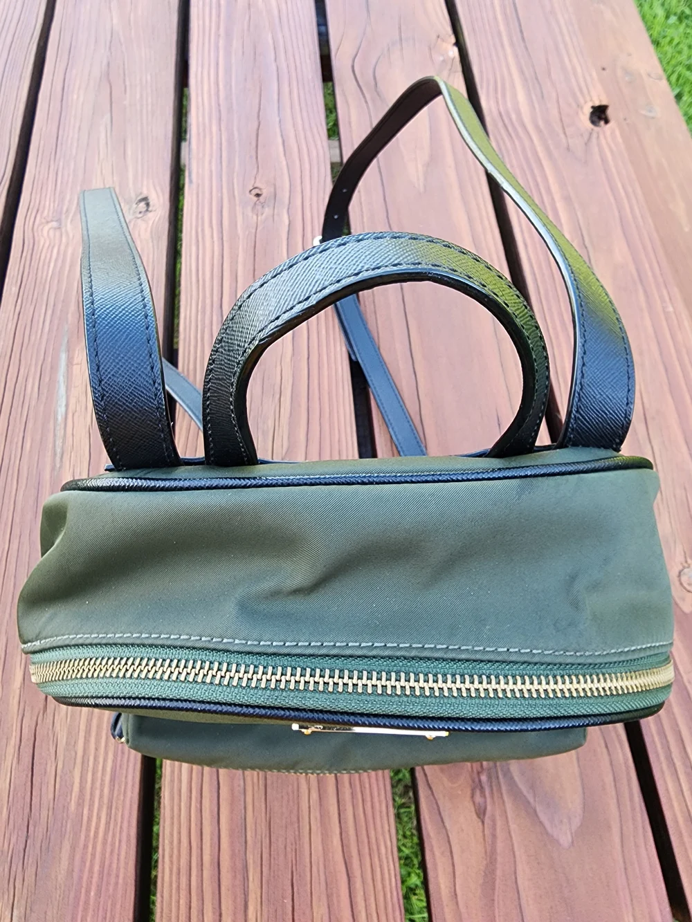 Kate Spade Olive Green Backpack